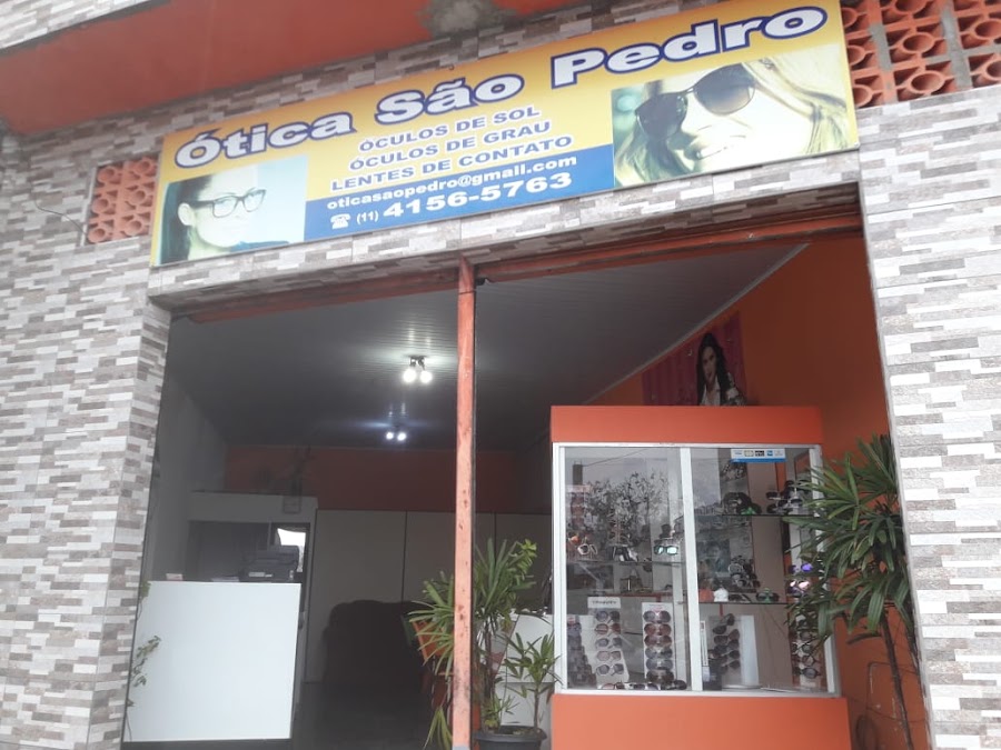 Foto exibida no perfil Google Maps da Ótica São Pedro, Rua Alfeu de Oliveira, 154, Cidade São Pedro, Santana de Parnaíba.