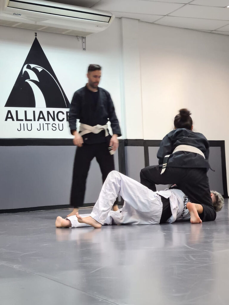 Aula de jiu-jítsu na Alliance Alphaville