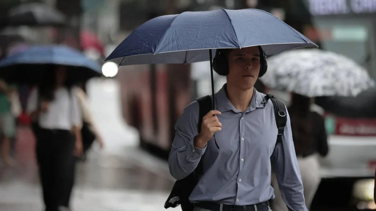 Imagem de divulgação da Defesa Civil de São Paulo sobre alerta de chuva forte e cuidados durante temporais