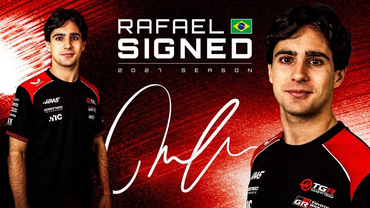 Rafael Câmara em imagem oficial de divulgação da TGR Haas F1 Team