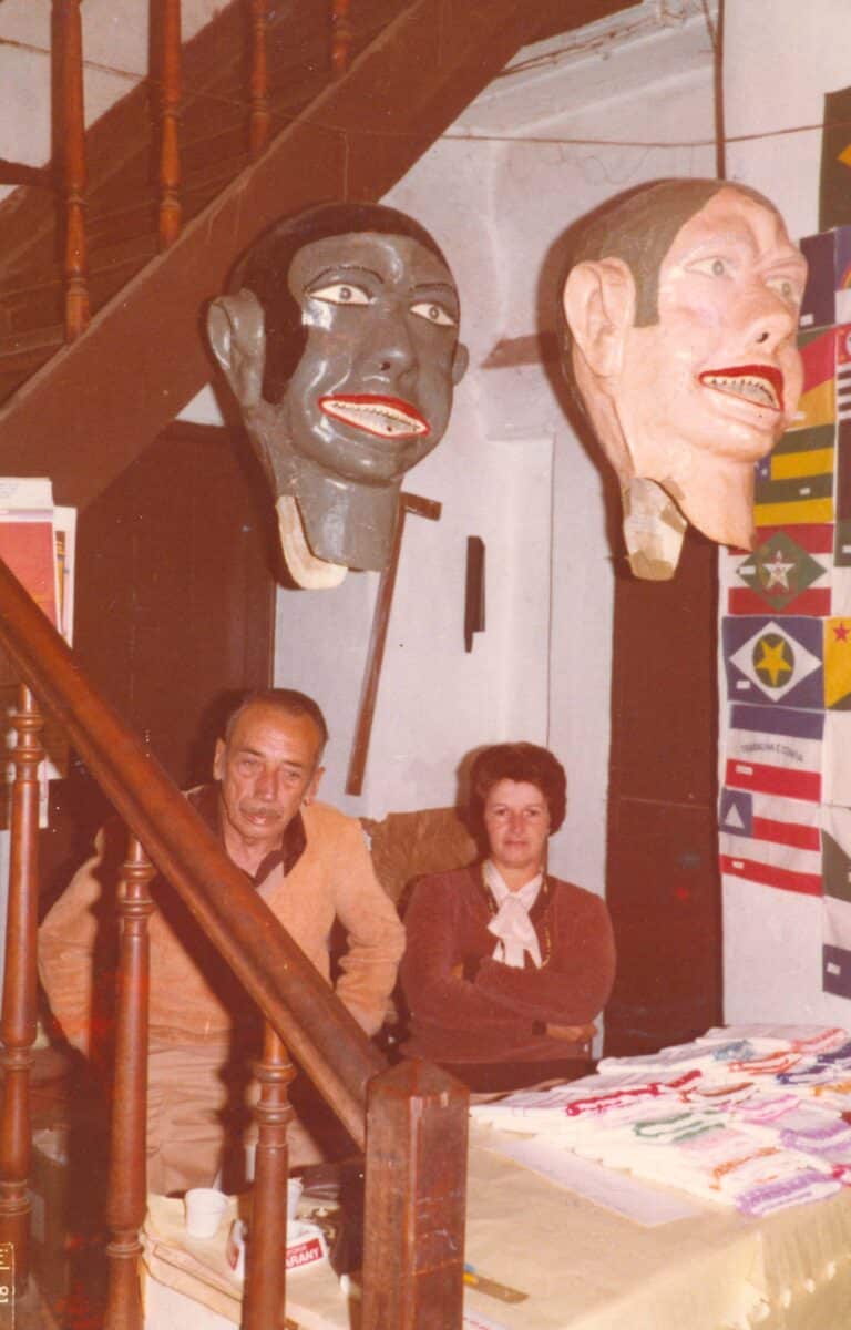 Seu Holmes e Dona Arabela, em foto do acervo publicada no artigo Seu Holmes, o senhor me desculpa?
