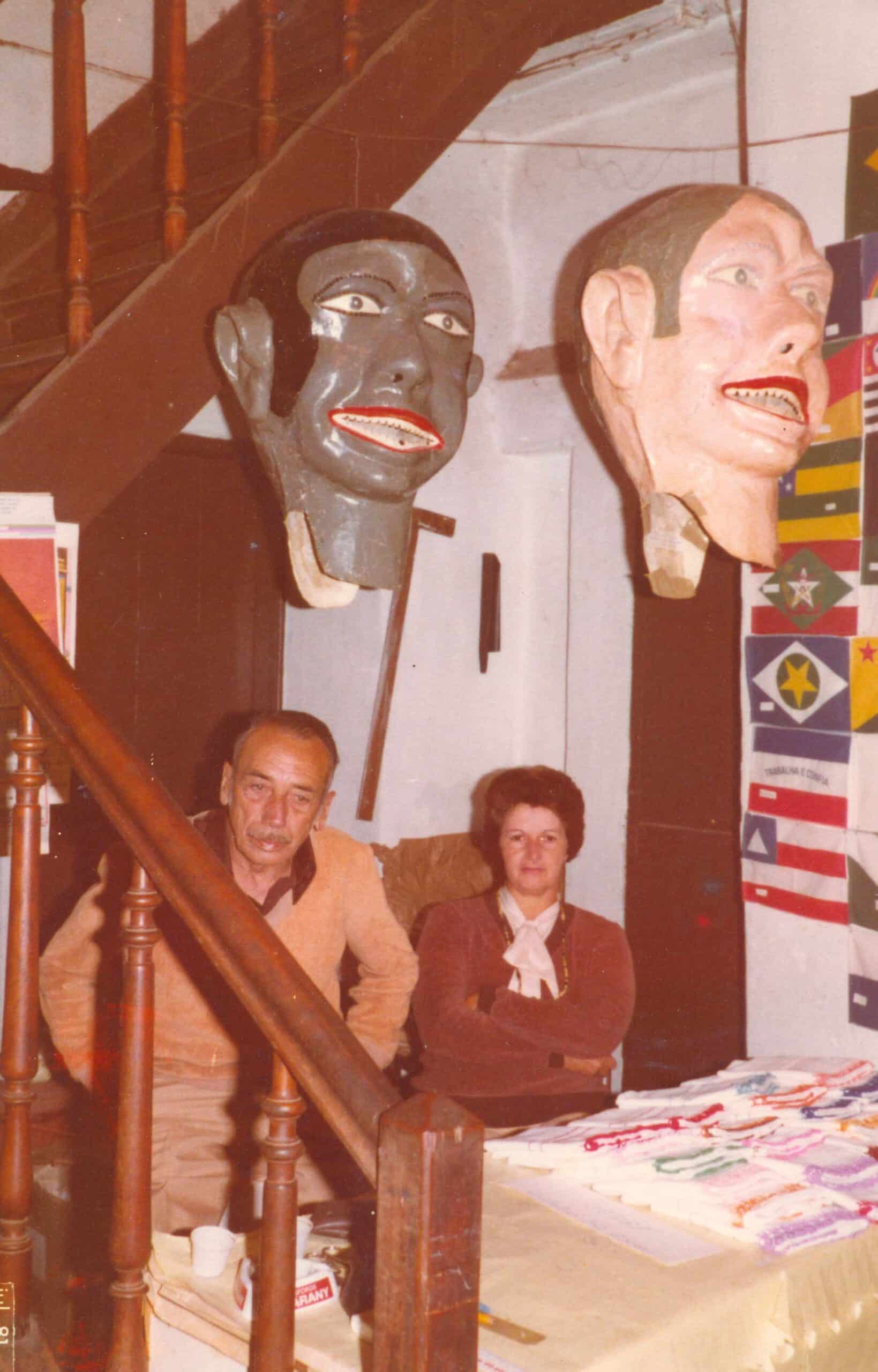 Seu Holmes e Dona Arabela, em foto do acervo publicada no artigo Seu Holmes, o senhor me desculpa?