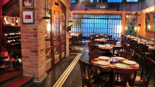 Imagem de referência do perfil da Soggiorno Pizzaria no Google.